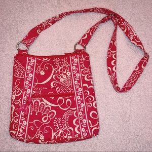 Vera Bradley crossbody pink and white